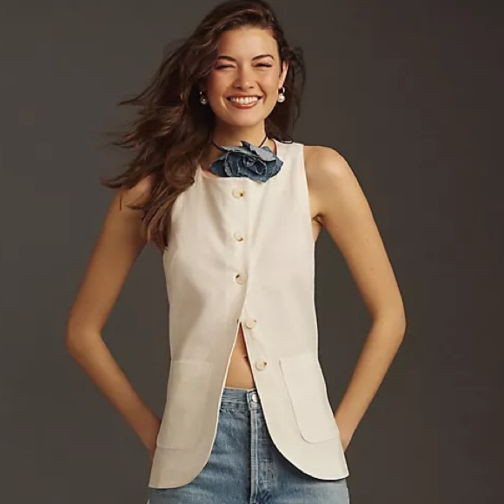 By Anthropologie Buttondown Vest